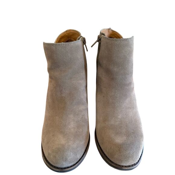 Lucky Brand Shoes - Lucky Brand Taupe Suede Ankle Boots